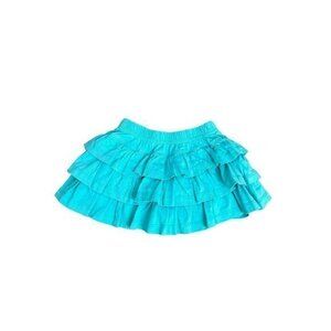 Hanna Andersson Blue Tiered Skirt